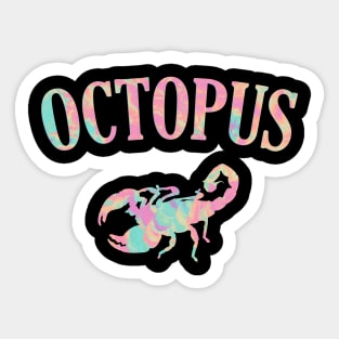 Slightly Wrong Octopus - Funny, Cute, Animal, Gift, Present Sticker